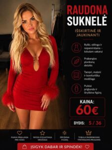 Raudona Suknele